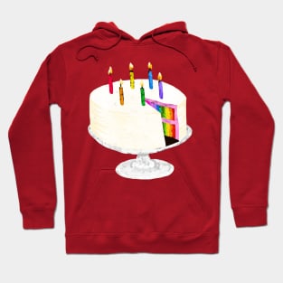 Rainbow Birthday Cake Hoodie